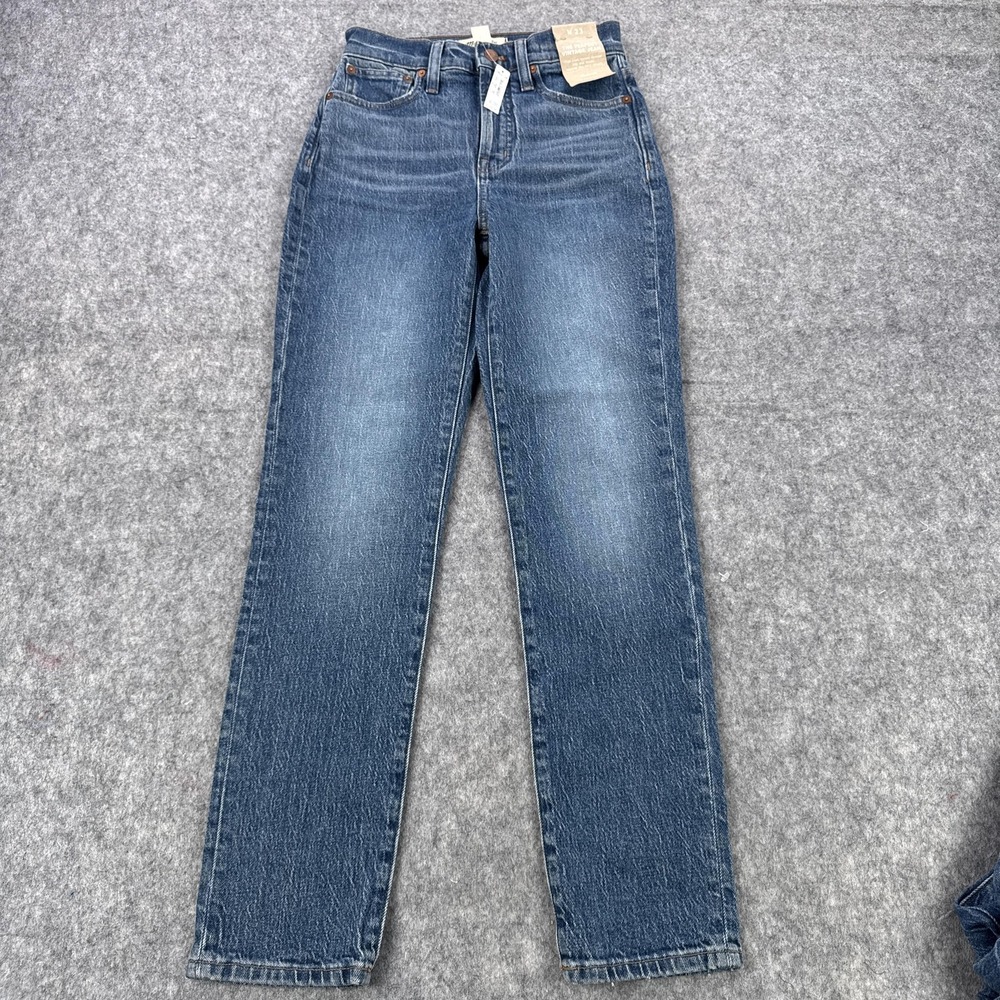 Madewell Jeans Womens 23 High Rise Perfect Vintage Tapered Denim Magic Pockets